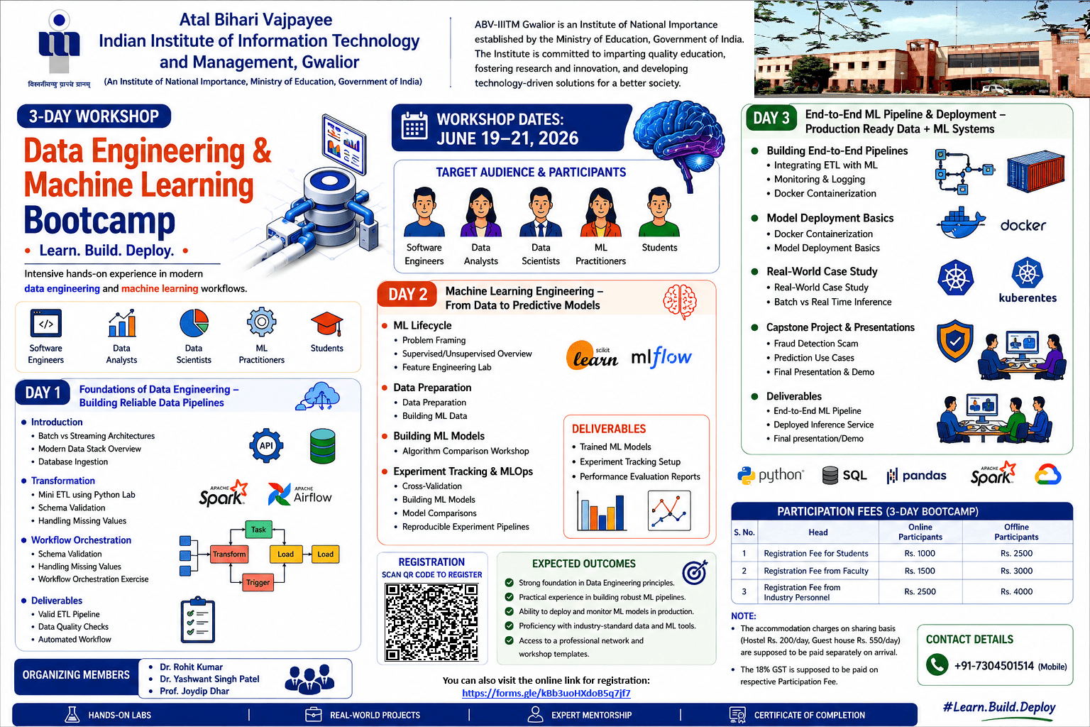 3-Day Workshop on Data Engineering